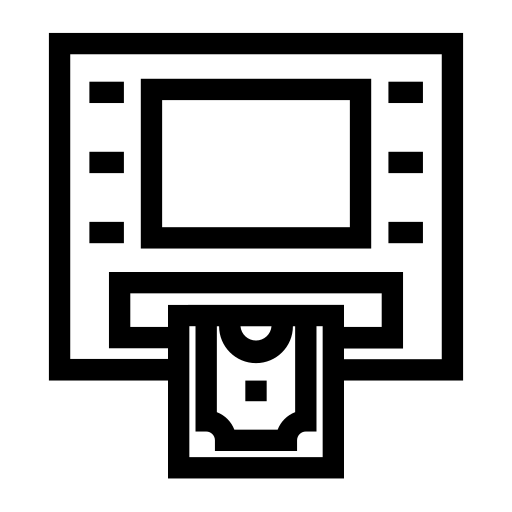 Банкомат Generic black outline иконка