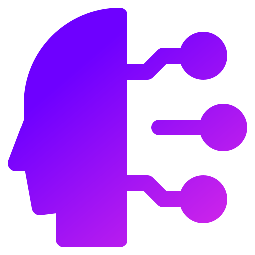Neural network Generic gradient fill icon
