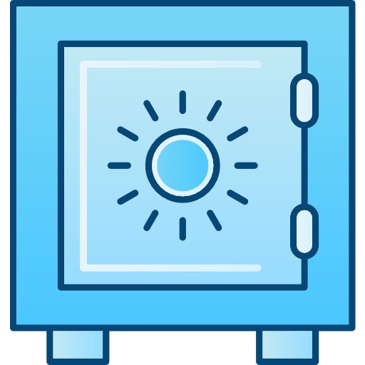 Safebox Cubydesign Blue icon