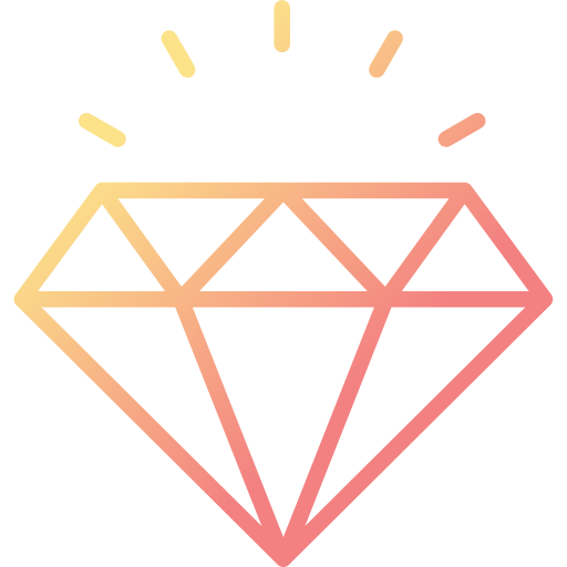 diamante Cubydesign Gradient icono
