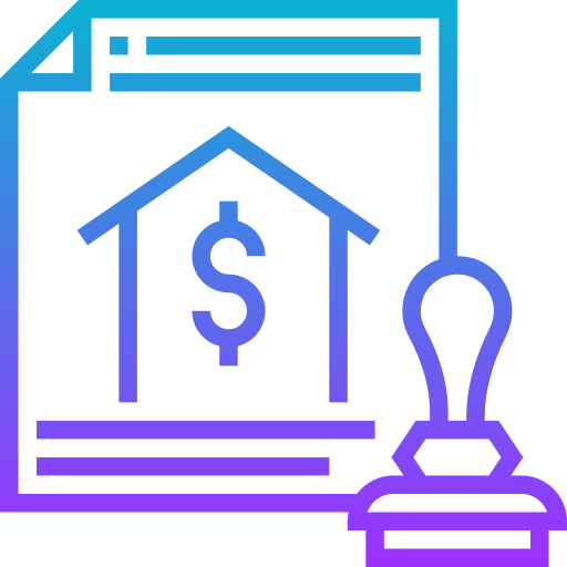 Mortgage Meticulous Gradient icon