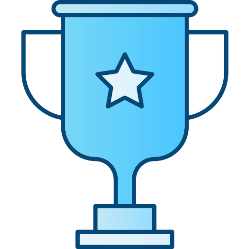 Trophy Cubydesign Blue icon