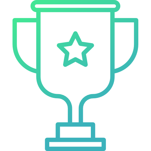 trofeo Cubydesign Gradient icono