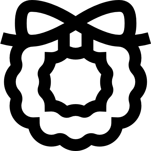 guirnalda Super Basic Straight Outline icono