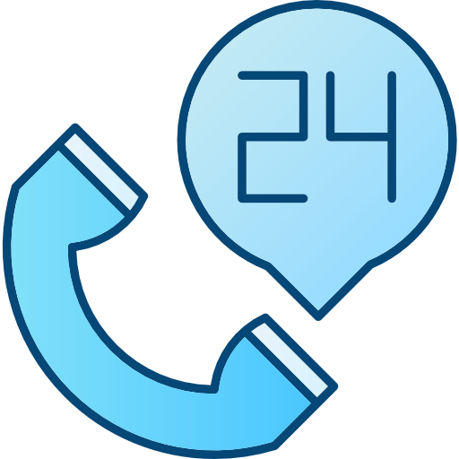 24 heures Cubydesign Blue Icône