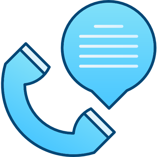 Phone call Cubydesign Blue icon