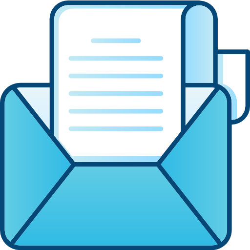 email Cubydesign Blue icon
