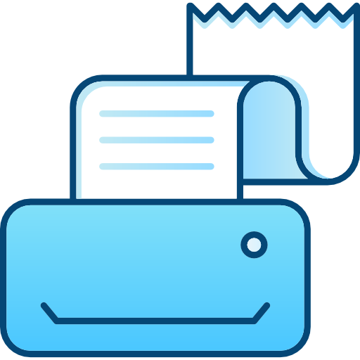 fax Cubydesign Blue icon