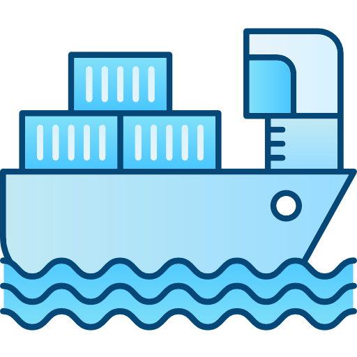 barco de carga Cubydesign Blue icono
