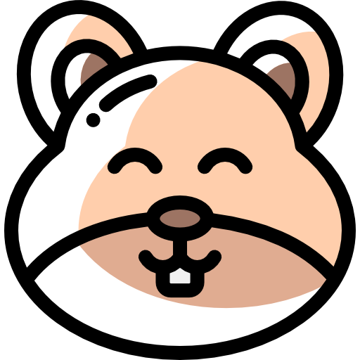 hamster Detailed Rounded Color Omission icon