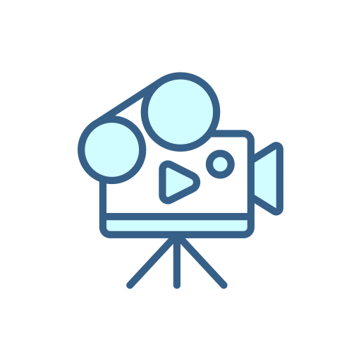 videokamera Generic color lineal-color icon