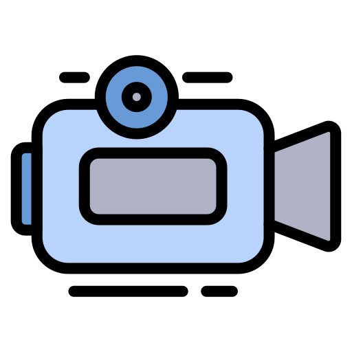 비디오 녹음기 Generic color lineal-color icon