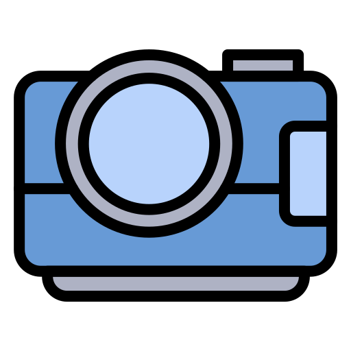 Цифровая камера Generic color lineal-color иконка