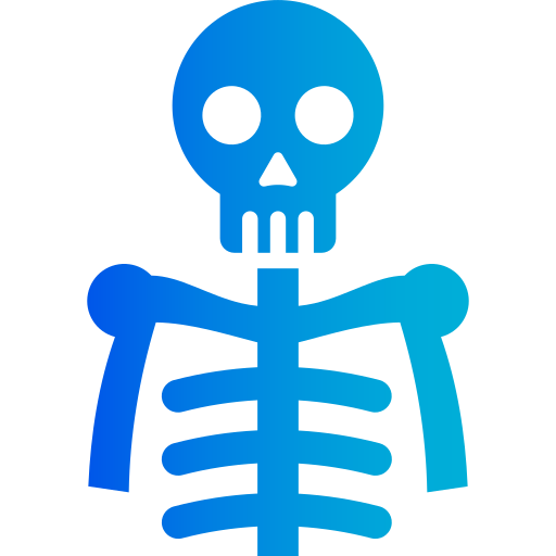 esqueleto Generic gradient fill Ícone