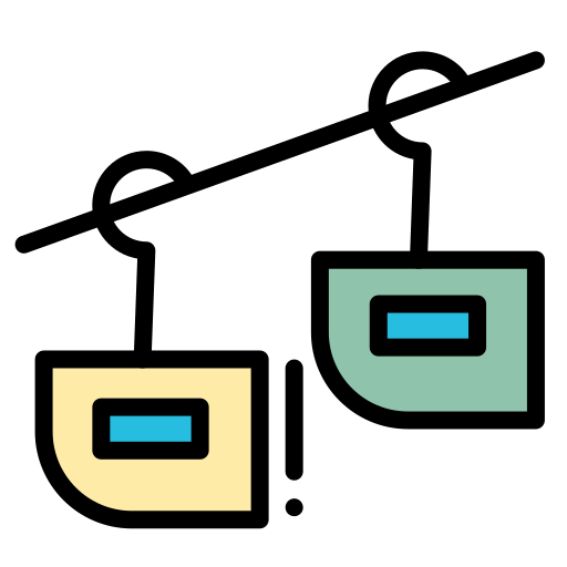 Вагон фуникулера Generic color lineal-color иконка