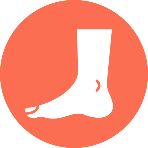 Foot Generic color fill icon