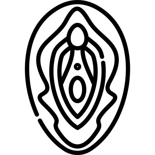 vagina Generic black outline icon