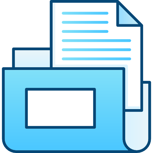 Folder Cubydesign Blue icon