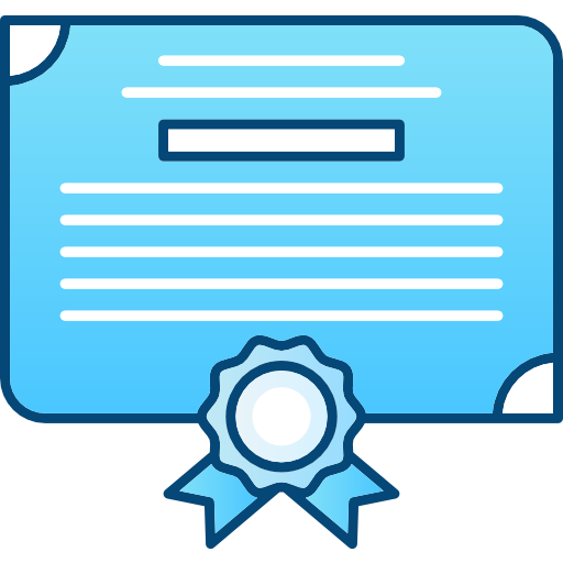 certyfikat Cubydesign Blue ikona