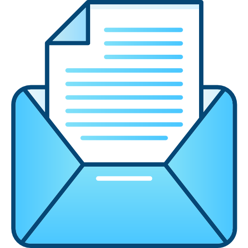 e-mail Cubydesign Blue icona