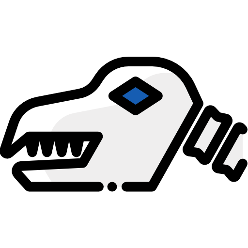 Dinosaur Detailed Rounded Color Omission icon