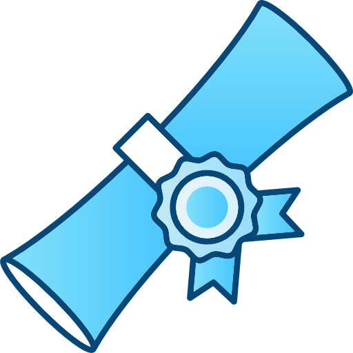diploma Cubydesign Blue icono