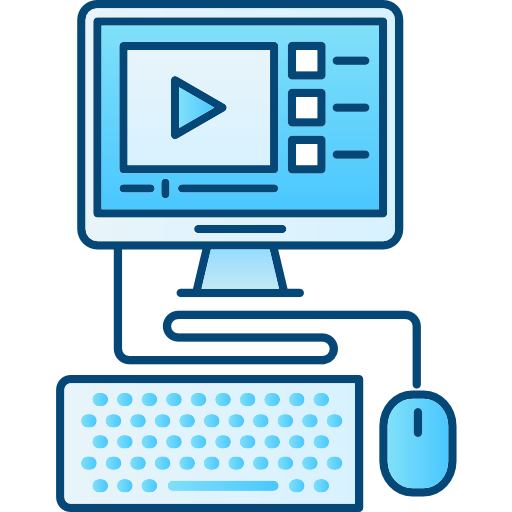 컴퓨터 Cubydesign Blue icon