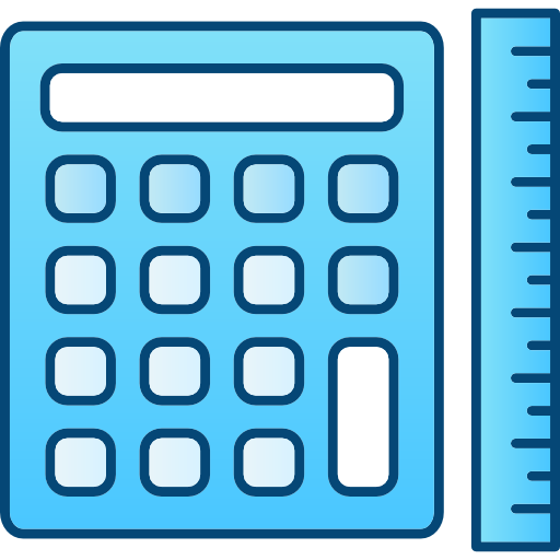 calcolatrice Cubydesign Blue icona