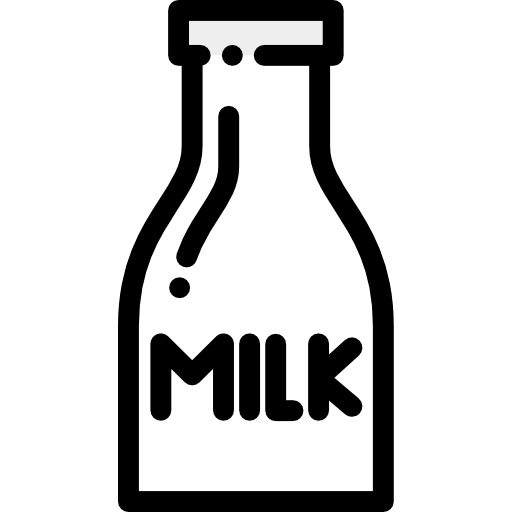mleko Detailed Rounded Color Omission ikona