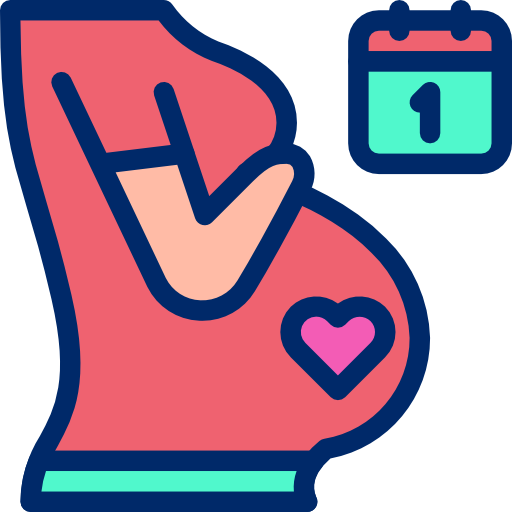 Pregnancy Berkahicon Lineal Color icon