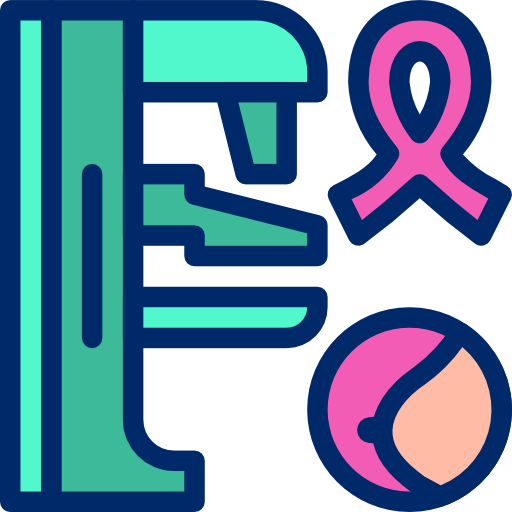 Mammogram Berkahicon Lineal Color icon