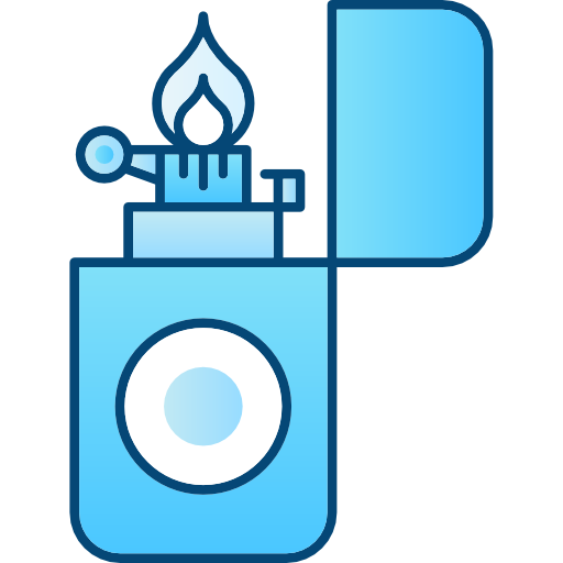 Lighter Cubydesign Blue icon