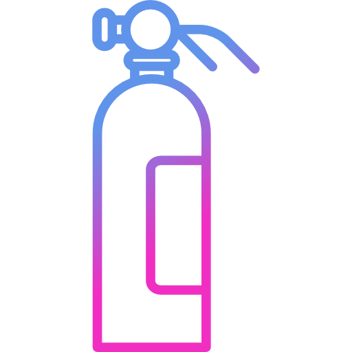 Extinguisher Cubydesign Gradient icon