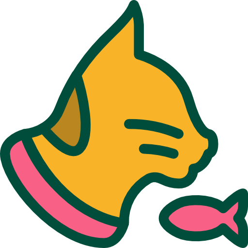 gato Berkahicon Lineal Color icono