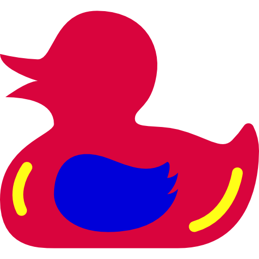 pato de goma Berkahicon Flat icono