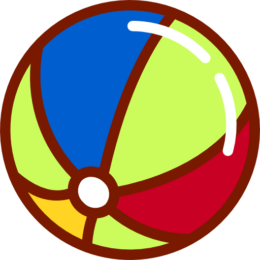ビーチボール Berkahicon Lineal Color icon