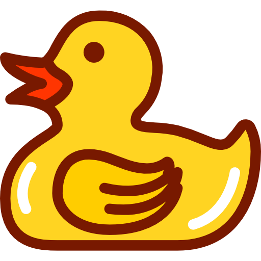 Rubber duck Berkahicon Lineal Color icon