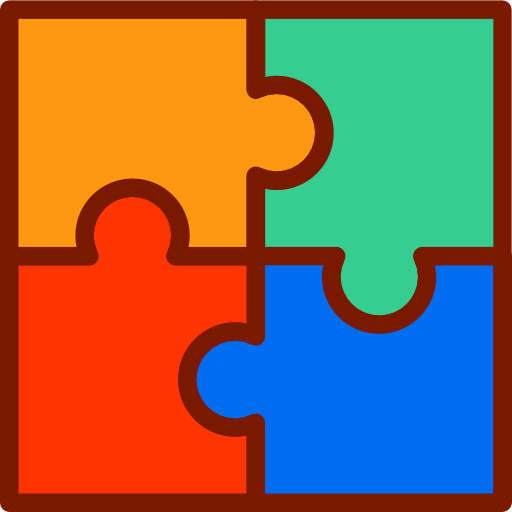 Puzzle Berkahicon Lineal Color icon