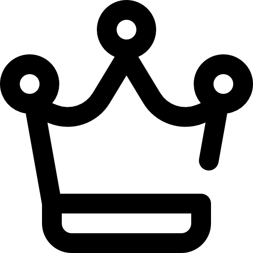 왕관 Super Basic Omission Outline icon