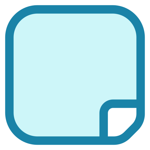 Sticky note Generic color lineal-color icon