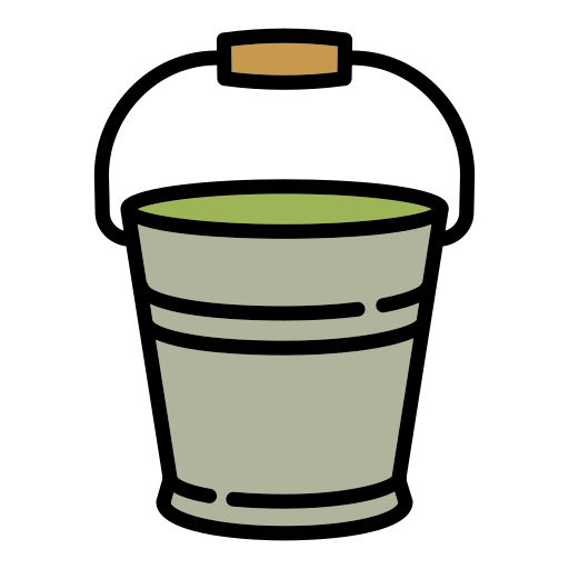 Bucket Generic color lineal-color icon