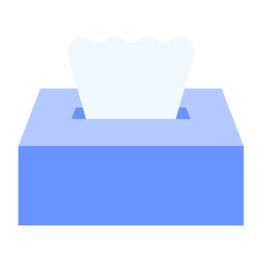 scatola di fazzoletti Generic color fill icona