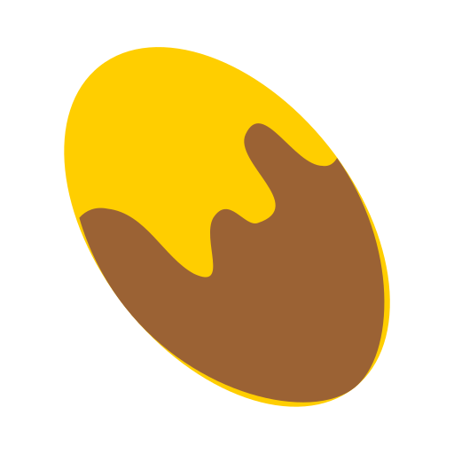 zoete aardappel Generic color fill icoon