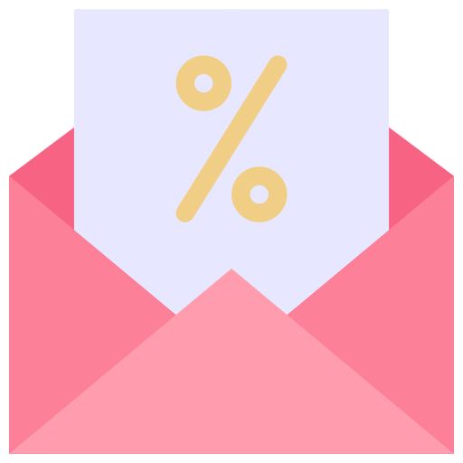 envelop Generic color fill icoon