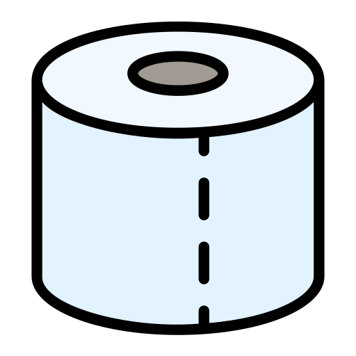 Toilet tissue Generic color lineal-color icon