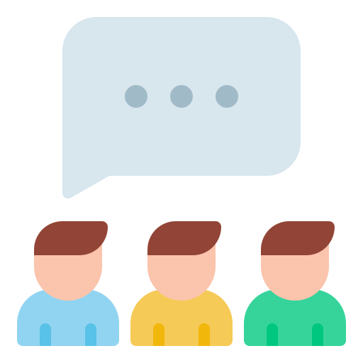 Group chat Generic color fill icon