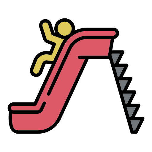 滑り台 Generic color lineal-color icon