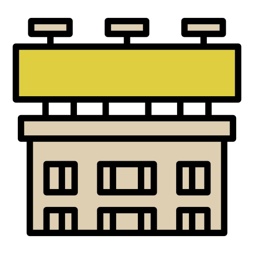 edificio Generic color lineal-color icona