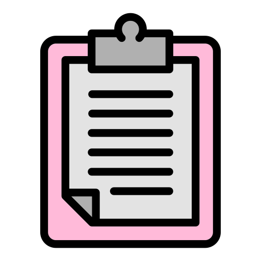 Clipboard Generic color lineal-color icon