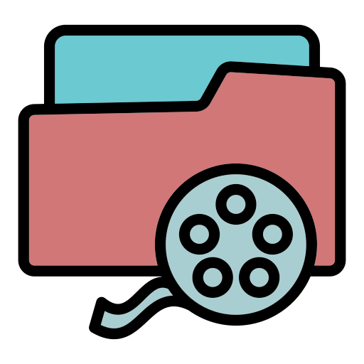 Film Generic color lineal-color icon